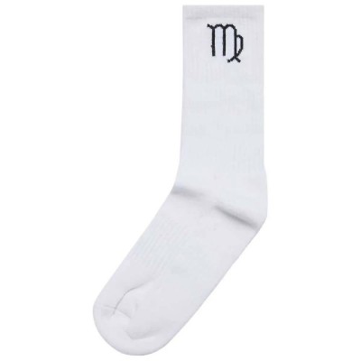 чорапи,мъжки,чорапи,def,zodiac,socks,white,black,virgo,(white)