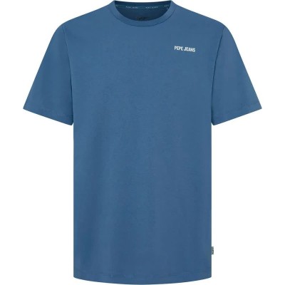 тениска,мъжки,тениски,pepe,jeans,aaron,short,sleeve,t,shirt,blue,(sea,blue)