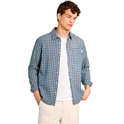 риза,с,дълъг,ръкав,мъжки,ризи,pepe,jeans,mikel,long,sleeve,shirt,blue
