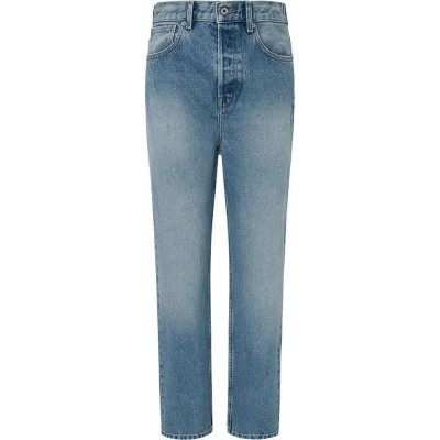 дамски,панталони,pepe,jeans,straight,fit,high,waist,jeans,blue