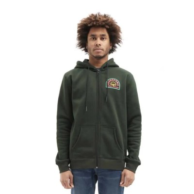 суичър,мъжки,пуловери,hydroponic,sunset,hoodie,green,(dark,green)