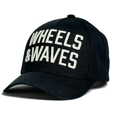 шапка,всички,шапки,wheels,and,waves,ww22,cap,black,(black)