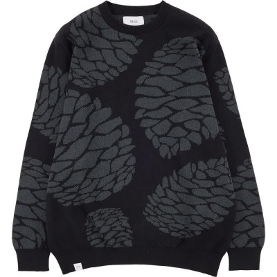 блуза,мъжки,пуловери,makia,cones,sweater,black