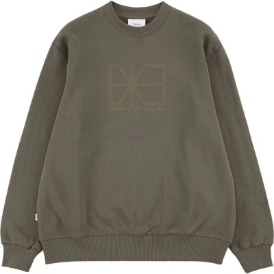 блуза,мъжки,пуловери,makia,flagline,sweatshirt,green,(dusty,olive)