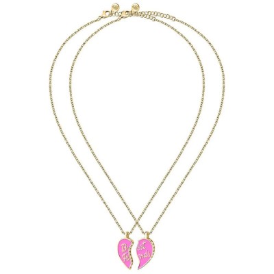 бижутерия,chiara,ferragni,j19avi01,necklace,pink,(golden)
