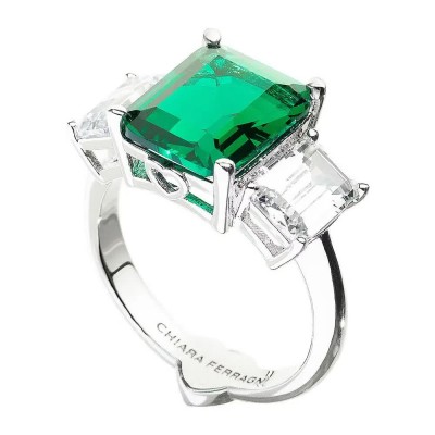 бижутерия,chiara,ferragni,j19awj05010,ring,clear,(green)