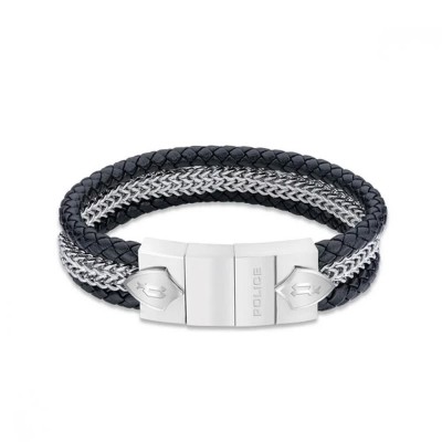 бижутерия,police,peagb2119803,bracelet,silver