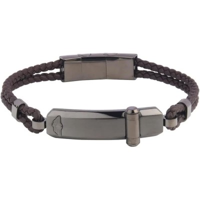 бижутерия,police,peagb2211636,bracelet,brown