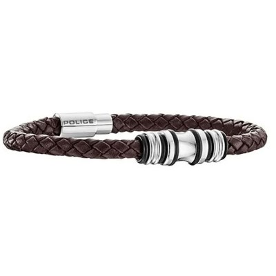 бижутерия,police,pj25488blc02a,bracelet,brown