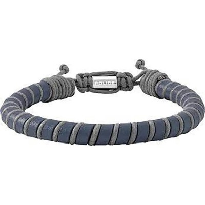 бижутерия,police,pj26486bln.02,bracelet,silver,(blue)