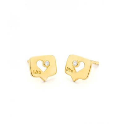 бижутерия,secrecy,e8502cdaw7900,earrings,golden,(golden)