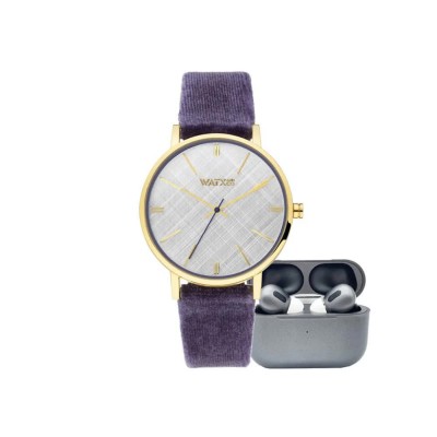 часовник,часовници,watx,reloj10,38,woman,watch,purple,(golden,grey,grey)
