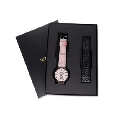 часовник,часовници,watx,waboxspell1,watch,brown,(black,pink,pink)