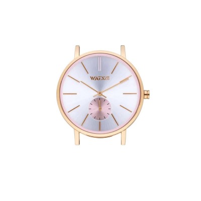 часовник,часовници,watx,wxca1018,watch,golden,(pink,silver)