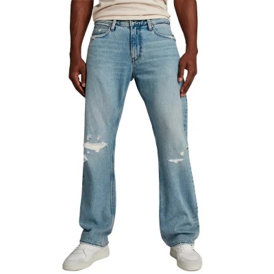 дънки,мъжки,панталони,g,star,lenney,bootcut,fit,jeans,sun,faded,ripped,fogbow,(blue)