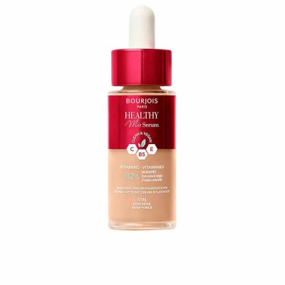 специфични,козметични,продукти,bourjois,30ml,healthy,mix,foundation,makeup,base,#55n,deep,beige,serum,golden,(white)