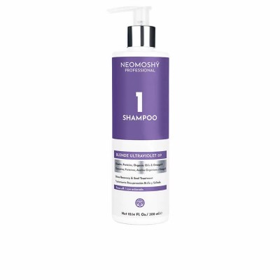 хигиена,коса,neomoshy,blonde,ultraviolet,300ml,shampoo,clear,(white)