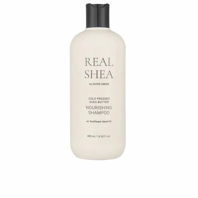 хигиена,коса,rated,green,real,shea,400ml,shampoo,white