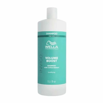 хигиена,коса,wella,professionals,invigo,volume,boost,1000ml,shampoo,clear,(white)