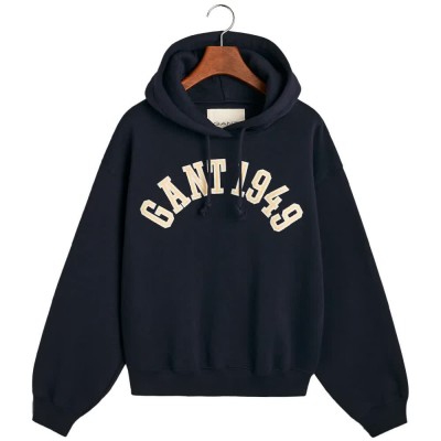 суичър,дамски,блузи,gant,1949,arch,hoodie,evening,blue,(blue)