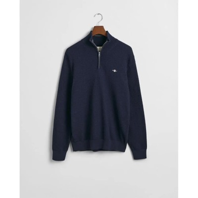блуза,мъжки,пуловери,gant,8030211,half,zip,sweater,evening,blue,(blue)