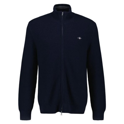 блуза,мъжки,пуловери,gant,8030212,full,zip,sweater,blue