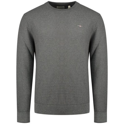 блуза,мъжки,пуловери,gant,8030213,sweater,dark,grey,melange,(grey)