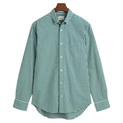 риза,с,дълъг,ръкав,мъжки,ризи,gant,classic,gingham,long,sleeve,shirt,green