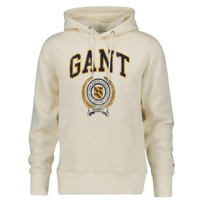 суичър,мъжки,пуловери,gant,front,graphic,hoodie,cream,(beige)