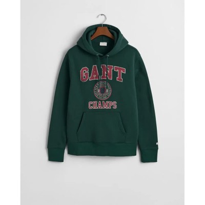 суичър,мъжки,пуловери,gant,front,graphic,hoodie,green
