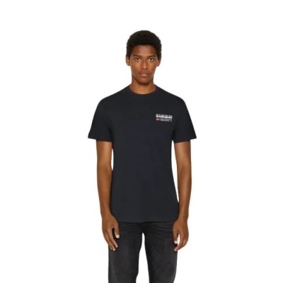 тениска,мъжки,тениски,napapijri,s,kasba,short,sleeve,t,shirt,black,(black)