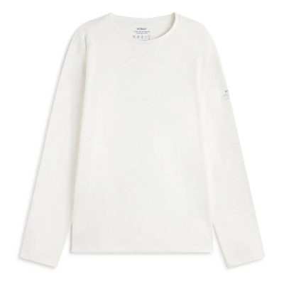 тениска,мъжки,тениски,ecoalf,act,long,sleeve,t,shirt,white