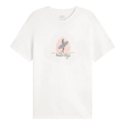 тениска,мъжки,тениски,ecoalf,barbara,short,sleeve,t,shirt,white