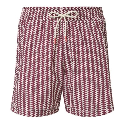 бански,гащета,мъжки,бански,костюми,ecoalf,bequia,swimming,shorts,red,geometric,print,(pink)