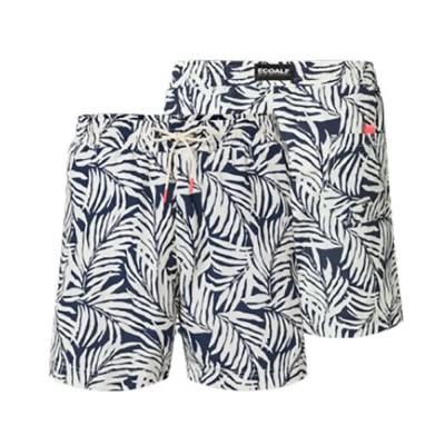 бански,гащета,мъжки,бански,костюми,ecoalf,bequia,swimming,shorts,white,tropical,print,(multicolor)