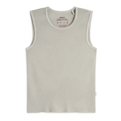 тениска,дамски,тениски,ecoalf,leknes,sleeveless,t,shirt,beige