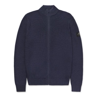 блуза,мъжки,пуловери,ecoalf,merto,full,zip,sweater,blue