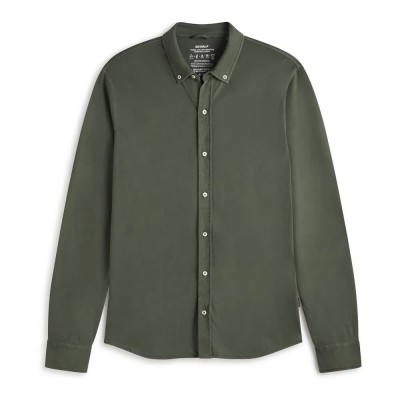 риза,с,дълъг,ръкав,мъжки,ризи,ecoalf,mole,long,sleeve,shirt,khaki,(green)