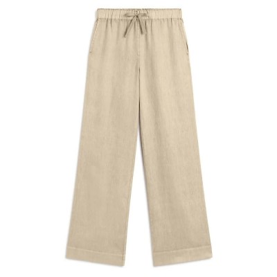 панталони,дамски,панталони,ecoalf,mosa,pants,beige,(white,sand)