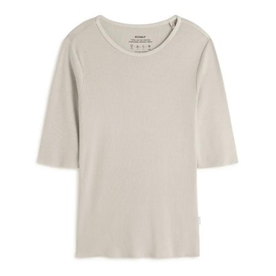 тениска,дамски,тениски,ecoalf,salla,short,sleeve,t,shirt,agate,(beige)