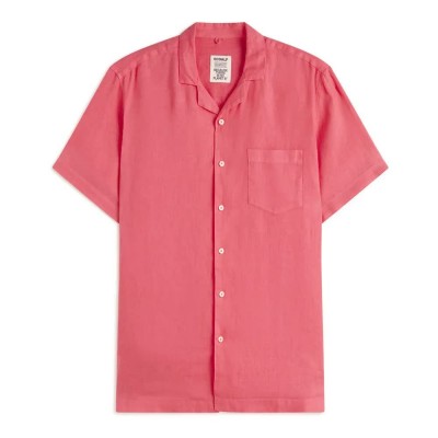 риза,с,къс,ръкав,мъжки,ризи,ecoalf,sutar,short,sleeve,shirt,coral,(pink)
