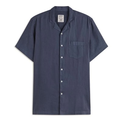 риза,с,къс,ръкав,мъжки,ризи,ecoalf,sutar,short,sleeve,shirt,deep,navy,(blue)