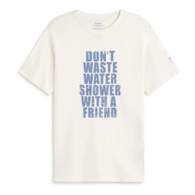 тениска,мъжки,тениски,ecoalf,waste,short,sleeve,t,shirt,white