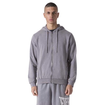 блуза,мъжки,пуловери,everlast,washed,full,zip,sweatshirt,grey,(grey)
