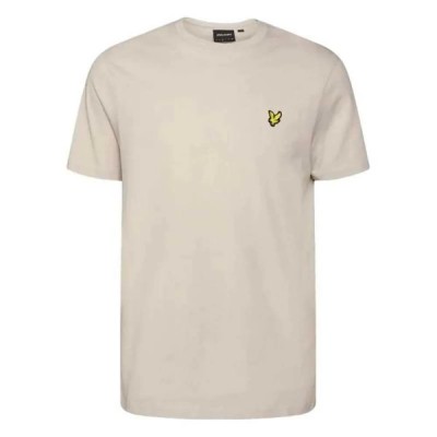 тениска,мъжки,тениски,lyle,&,scott,plain,short,sleeve,t,shirt,cove,(beige)