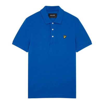 мъжки,блузи,с,яка,lyle,&,scott,plain,short,sleeve,polo,bright,blue,(blue)