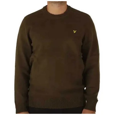 блуза,мъжки,пуловери,lyle,&,scott,shoulder,sweater,olive