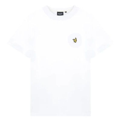 тениска,мъжки,тениски,lyle,&,scott,slub,short,sleeve,t,shirt,white,(white)