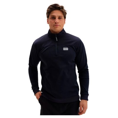 блуза,мъжки,пуловери,stuburt,zip,neck,top,sweater,french,navy,(black)