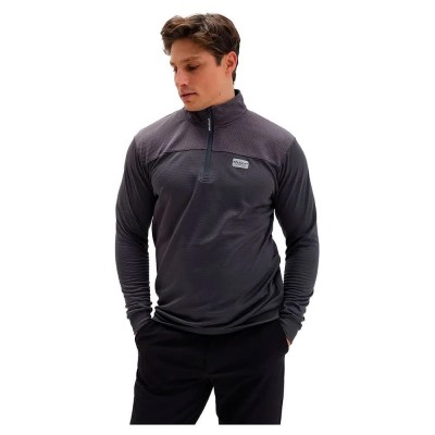 блуза,мъжки,пуловери,stuburt,zip,neck,top,sweater,black,(slate,grey)